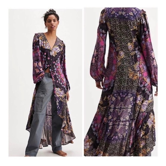 Free People Dresses & Skirts - Free People Marais Floral Dress/Duster